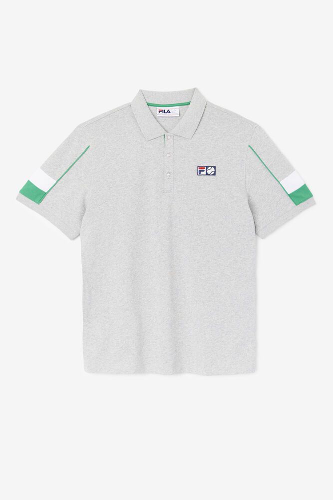 Fila Polo Coda Mens Grey - India ALE-547983